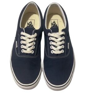 Vans Men's Navy Sneakers, Size 9.5